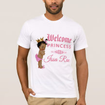 Unicorn Princess T-Shirt African American Baby Shirt