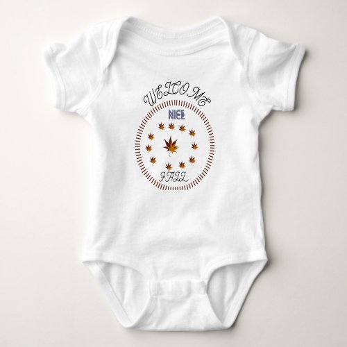 Welcome Fall Baby Bodysuit