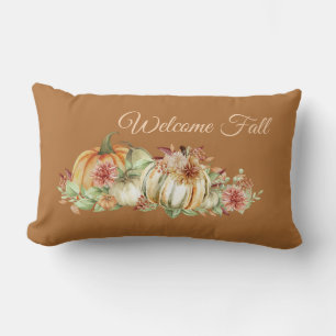 Welcome Fall Seasonal Lumbar Pillow
