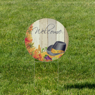 Welcome Fall theme Sign