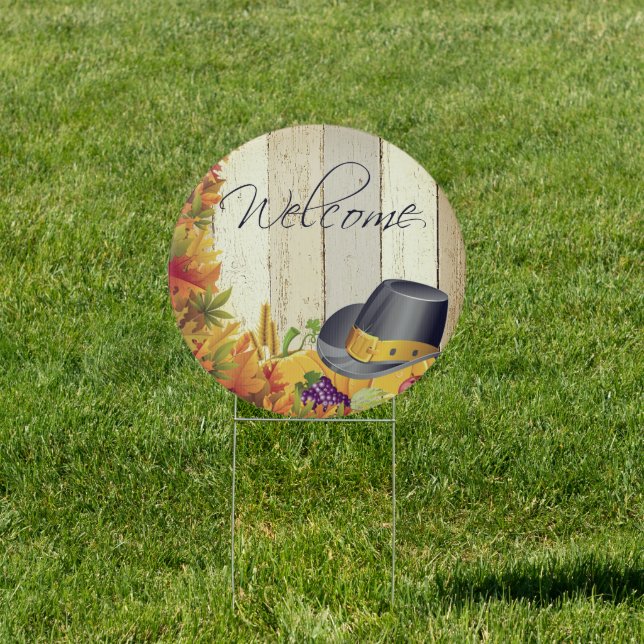 Welcome Fall theme Sign (Insitu)