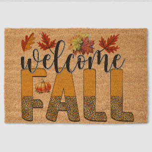 Welcome Fall: Wild & Cozy Entry Fiber Doormat