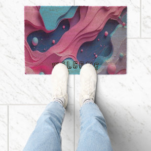 Welcome Fiber Doormat