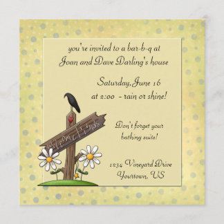 Welcome Friends Party Invitation