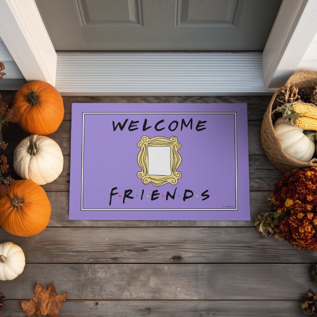 Welcome FRIENDS™ TV Series Doormat (Door mat on simulated porch)