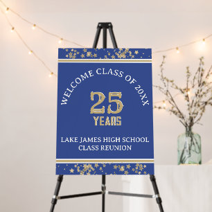Welcome! Fun class reunion poster board sign