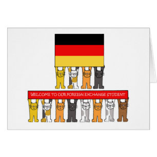 Welcome German Foreign Exchange Student Cards