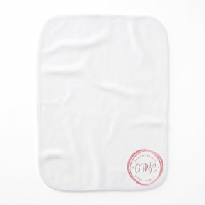 Welcome GMPC Babies! Baby Burp Cloth