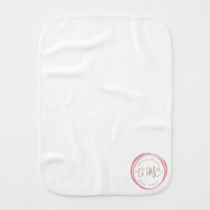 Welcome GMPC Babies! Baby Burp Cloth