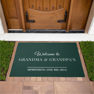 Welcome Grandpas and Grandmas House Custom Doormat