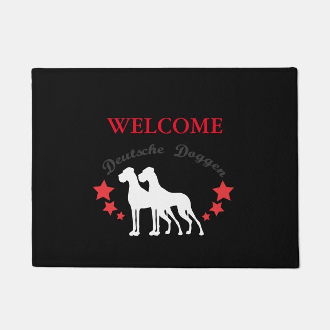 Welcome Great Danes Doormat (Front)