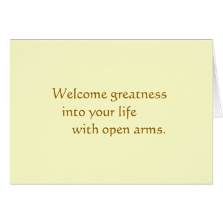 Welcome Greatness Cards