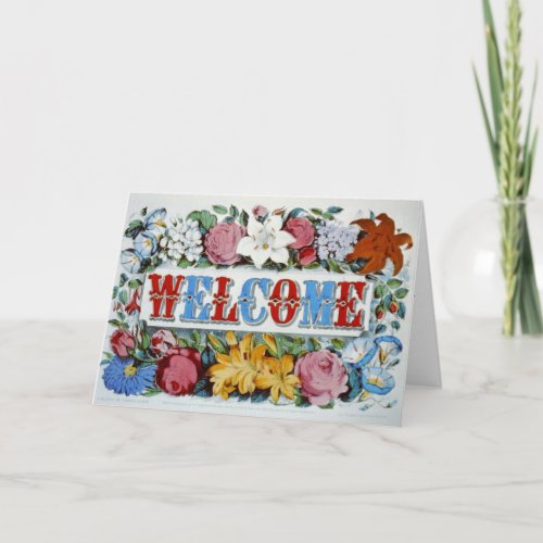 Welcome Greeting Card 5 x 7