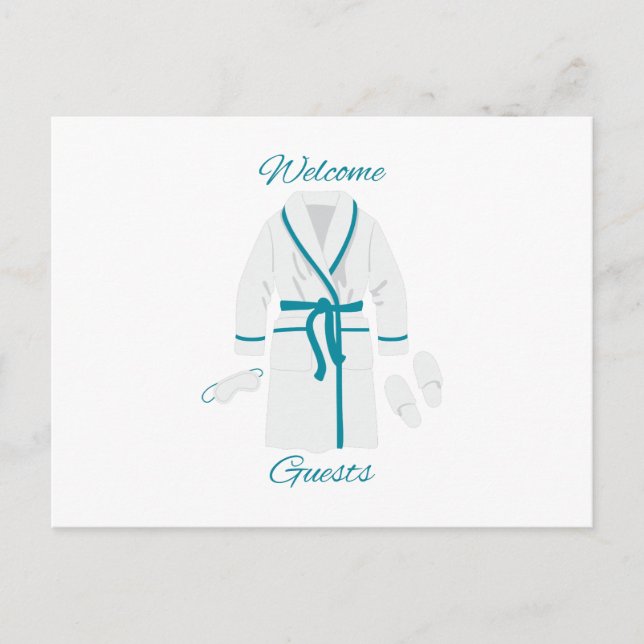 Welcome Guests Postcard (Front)