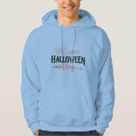 Welcome Halloween Day Typography Design Hoodie