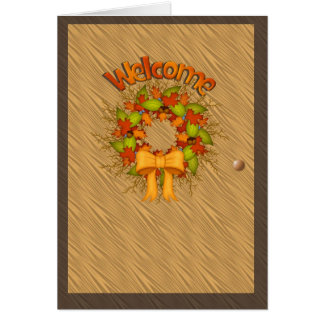 Welcome Harvest Card