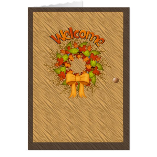 Welcome Harvest Card (Front)