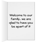 Welcome Harvest Card (Inside (Right))