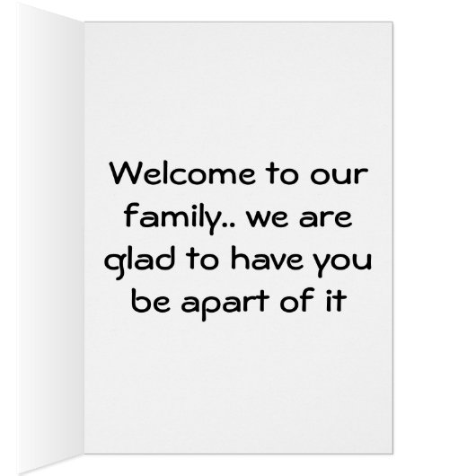 Welcome Harvest Card (Inside (Right))