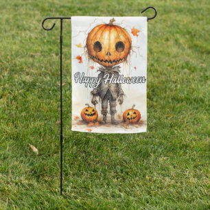 Welcome Have A Happy Halloween Garden Flag
