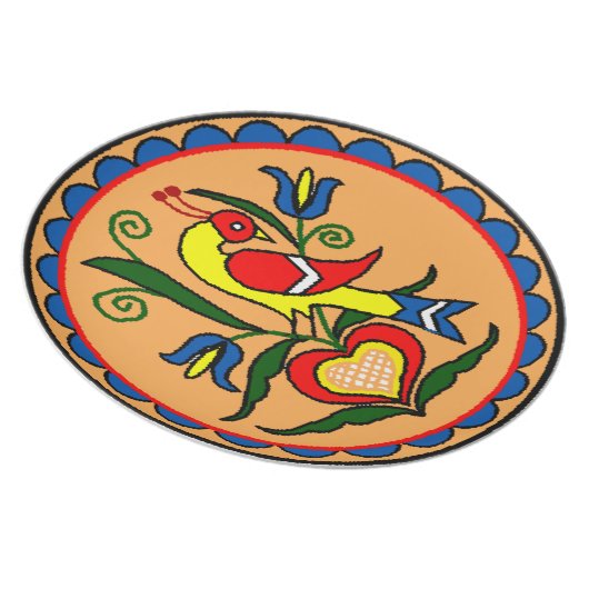 Welcome Hex Sign Dinner Plate (Right Side)