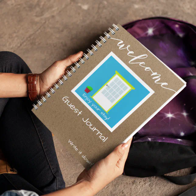 Holiday Vacation Home Guest Book Journal Zazzle