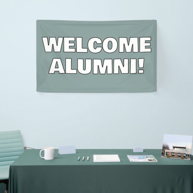 Welcome Home Alumni Banner (Tradeshow)