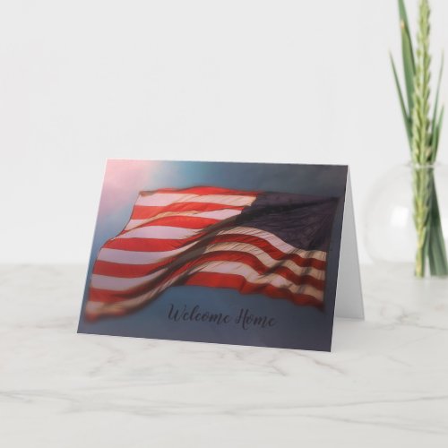 Welcome Home and Thank You Military Greeting Card