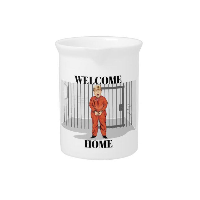 Welcome Home Beverage Pitcher (Front)