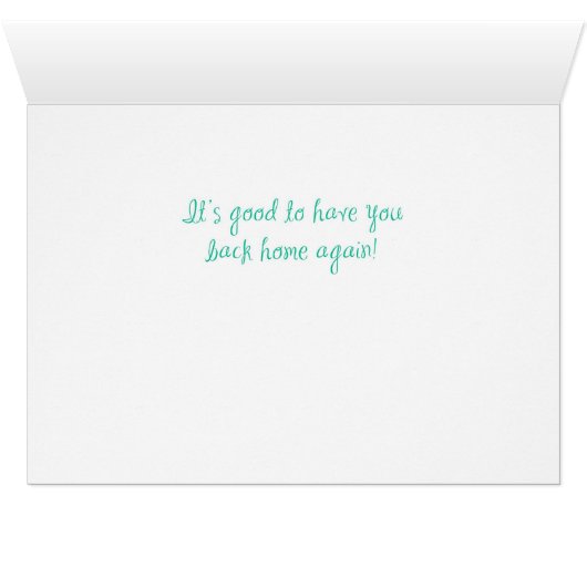 Welcome Home Bird Silhouette (Inside Horizontal (Bottom))