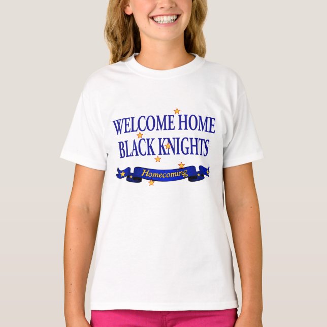 Welcome Home Black Knights T-Shirt (Front)