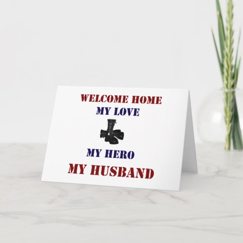 Welcome Home Boots Holiday Card