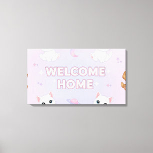 Welcome home  canvas print
