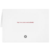 Welcome Home Card (Back Horizontal)