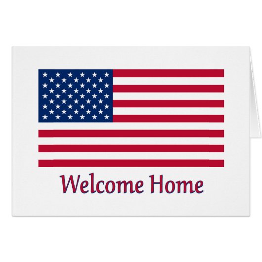 Welcome Home Card (Front Horizontal)