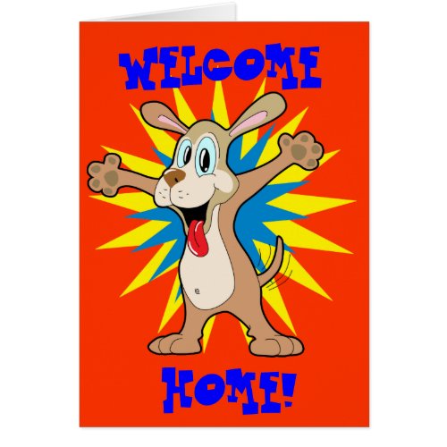 WELCOME HOME card