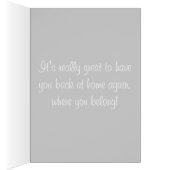 Welcome Home Card (Inside (Right))