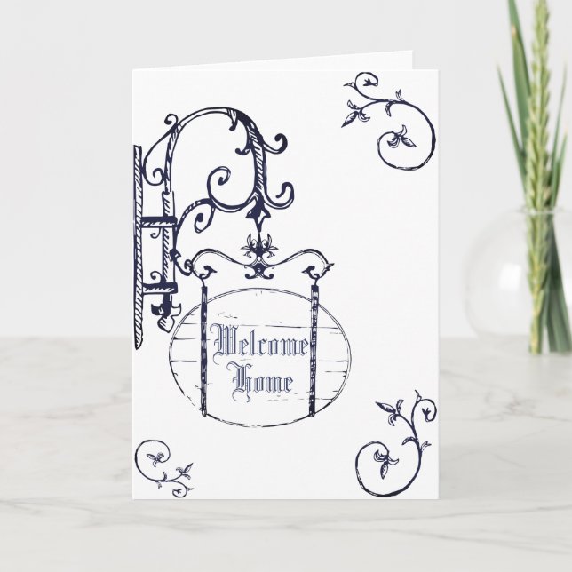 Welcome Home Card (Front)