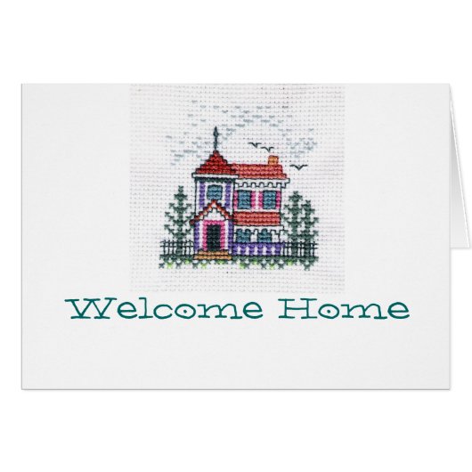 Welcome Home card (Front Horizontal)