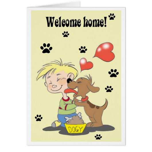 Welcome home! cards (Front)