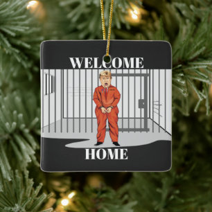 Welcome Home Ceramic Ornament