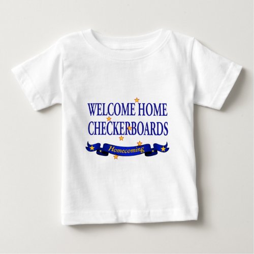 Welcome Home Checkerboards Baby T_Shirt