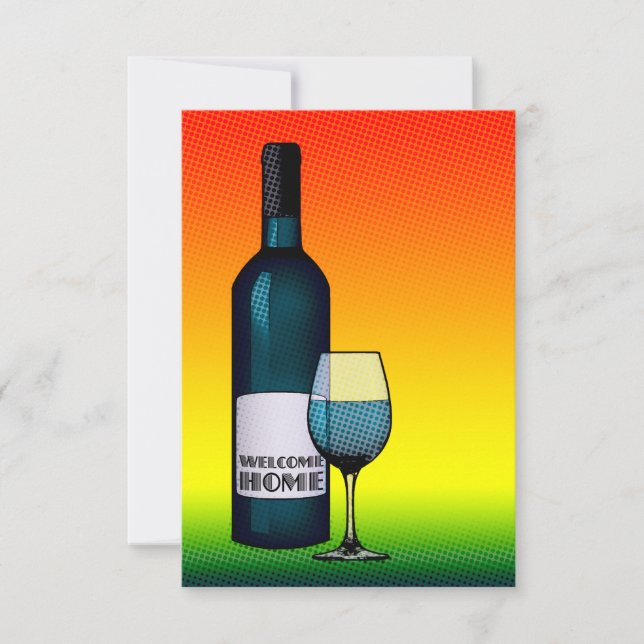 welcome home cheers invitation (Front)