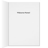 Welcome Home Coast Guardsman/Coastie! Cards (Inside (Right))