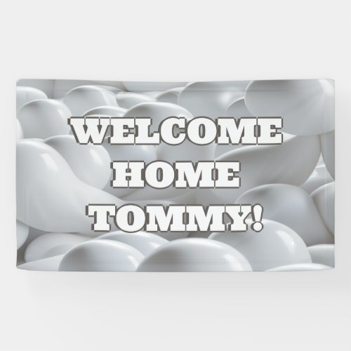 Welcome Home custom Vinyl Banner 3 x 5 Banner