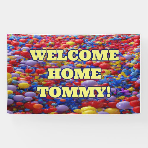 Welcome Home custom Vinyl Banner 3 x 5 Banner