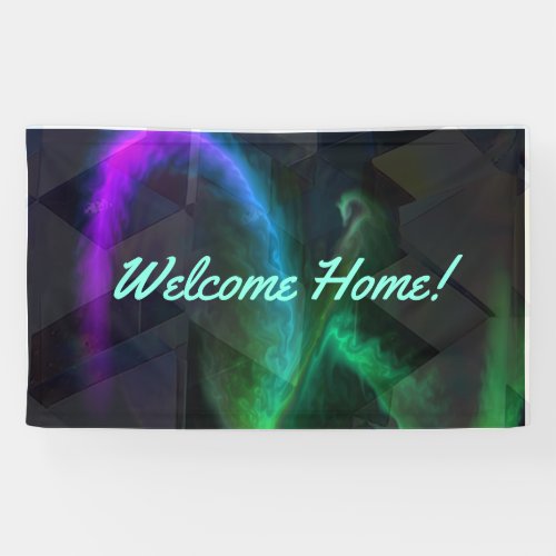 Welcome Home custom Vinyl Banner 3 x 5 Banner