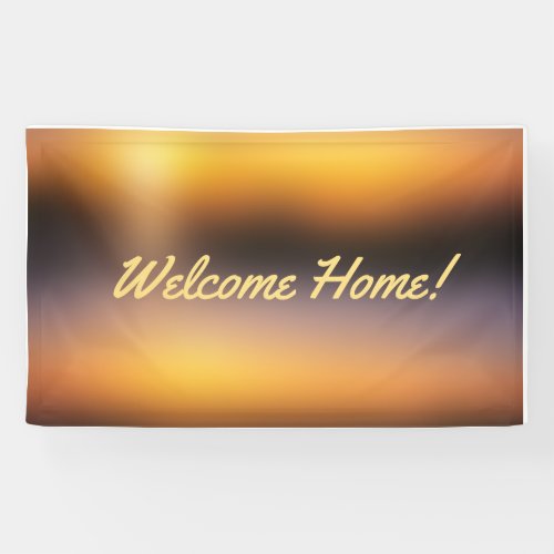 Welcome Home custom Vinyl Banner 3 x 5 Banner