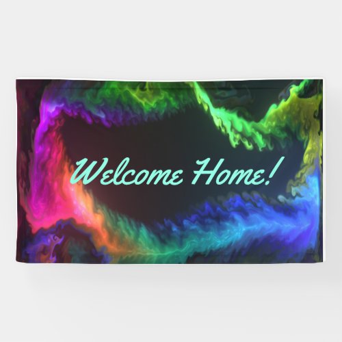 Welcome Home custom Vinyl Banner 3 x 5 Banner