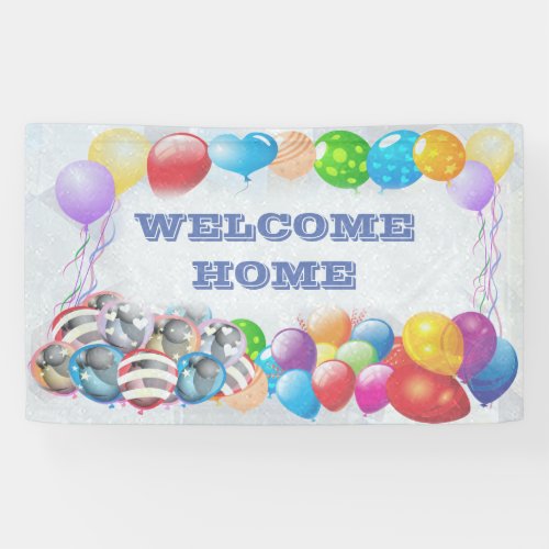 Welcome Home custom Vinyl Banner 3 x 5 Banner